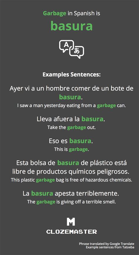 trash traduction|translate trash to spanish.